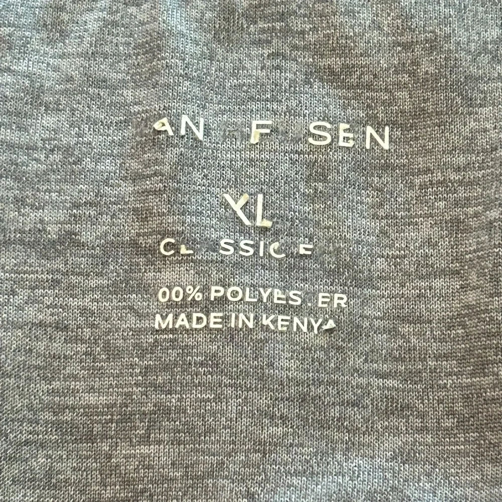 Van‎ Heusen Men's Sweater Fleece Long Sleeve 1/4 Button Mock Neck   Sz XL